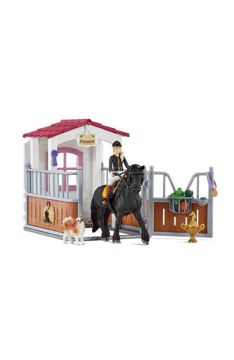 Schleich Horse Club Horse Box With Tori & Princess Playset, 15 Pieces, Main, color, Multicolored