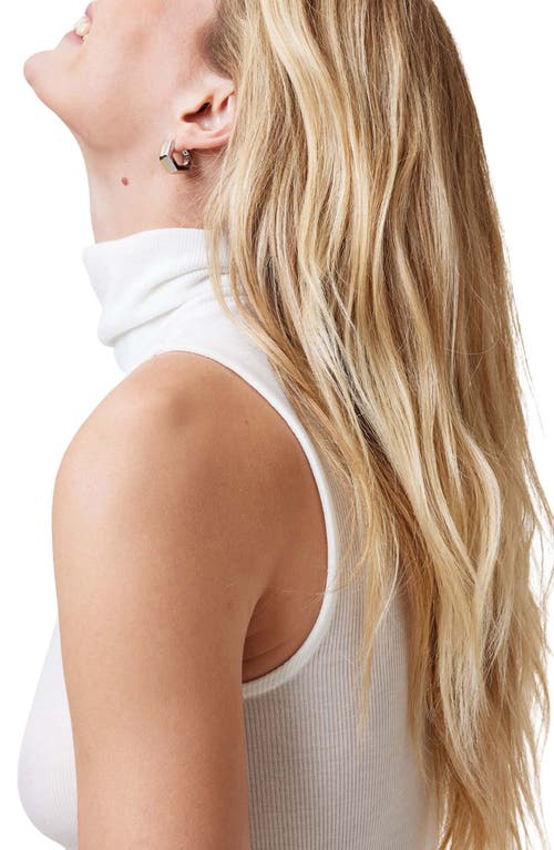 Allsaints Bec Turtleneck Tank In White