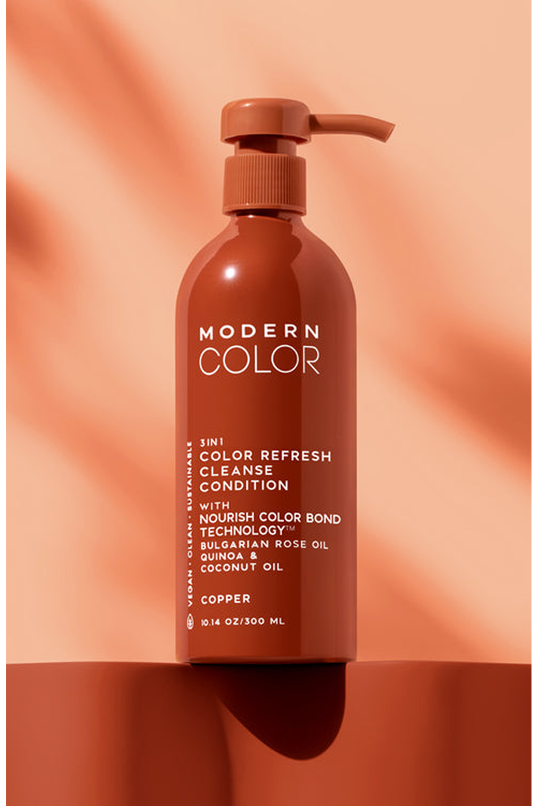 Copper 3-In-1 Hair Color Refresh Cleanse Conditioner, Alternate, color, Single