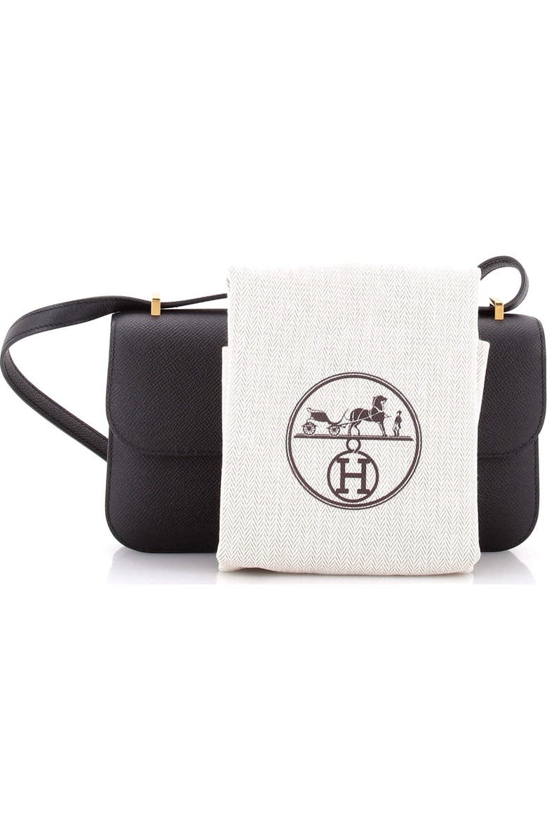Pre-Owned Hermes Constance Elan NM Bag Epsom 25, Alternate, color, Noir