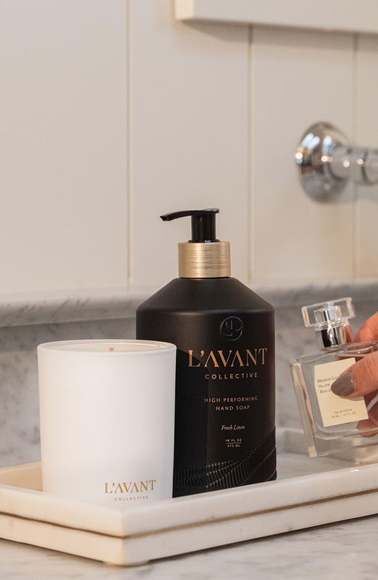 L'AVANT Collective Fresh Linen Candle, Alternate, color, White