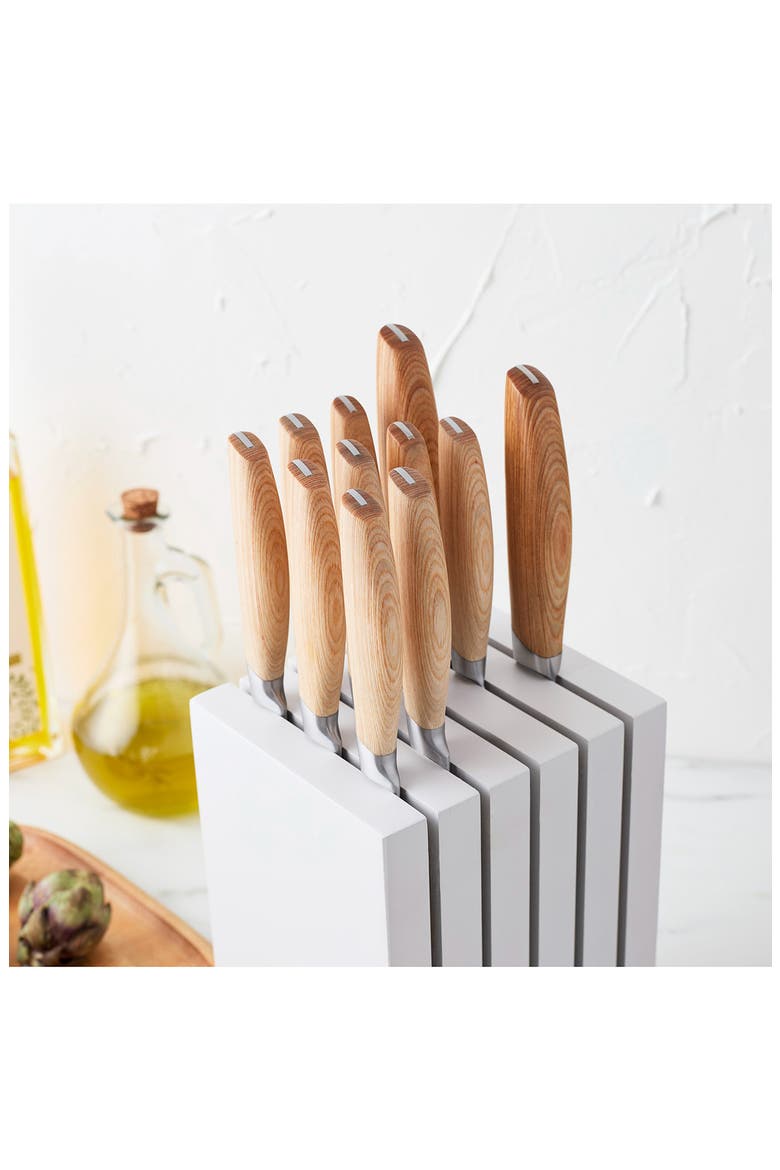 Pakka 13-Piece Knife Block Set, Alternate, color, WHITE