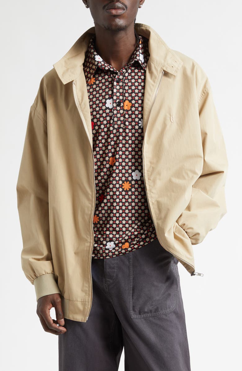 MM6 Maison Margiela Zip Jacket, Main, color, Beige