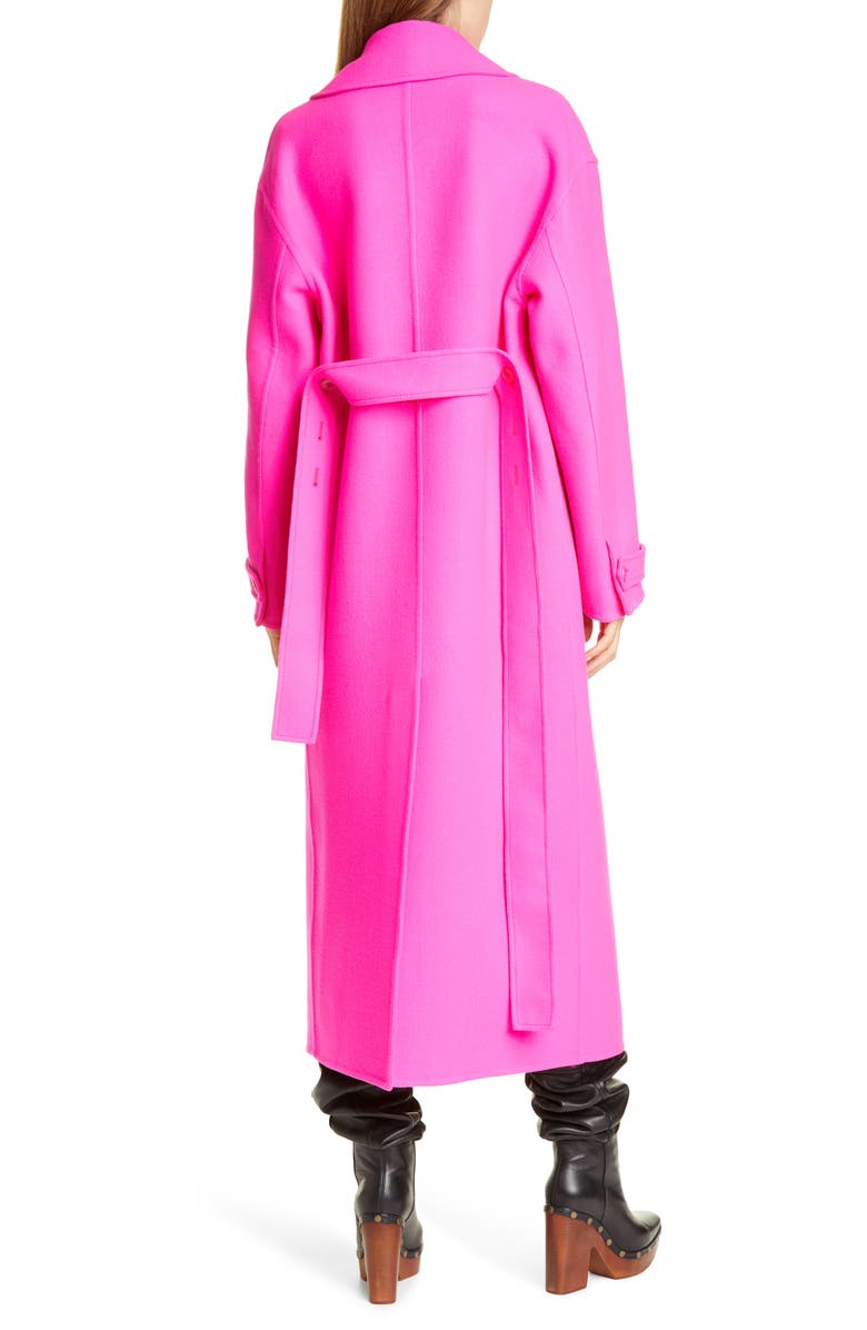 Jacquemus Le Manteau Sabe Long Trench Coat, Alternate, color, 