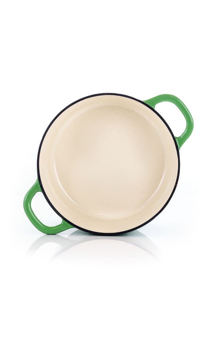 Crock-pot 7 Quarts Enameled Cast Iron Dutch Oven, Alternate, color, Green