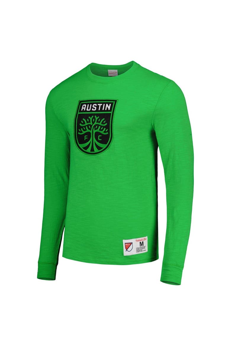 Men's Mitchell & Ness Green Austin FC Legendary Long Sleeve T-Shirt, Alternate, color, Green