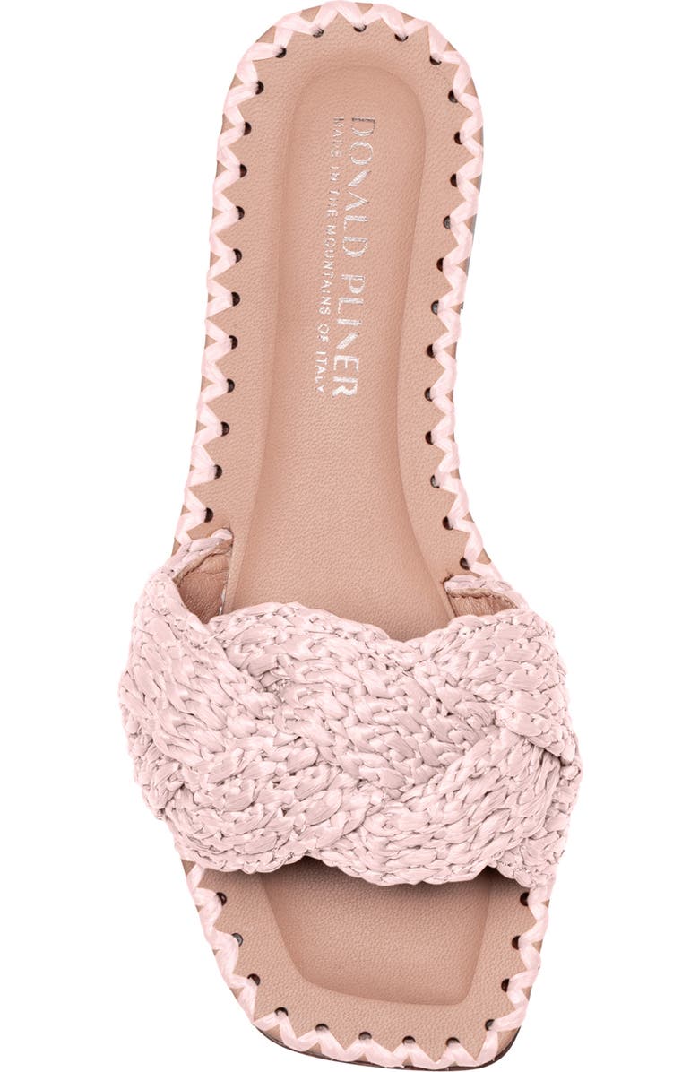 Donald Pliner Woven Slide Sandal, Alternate, color, Petal