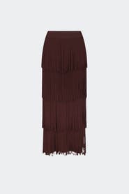 SIMONMILLER Za Za Knit Fringe Skirt