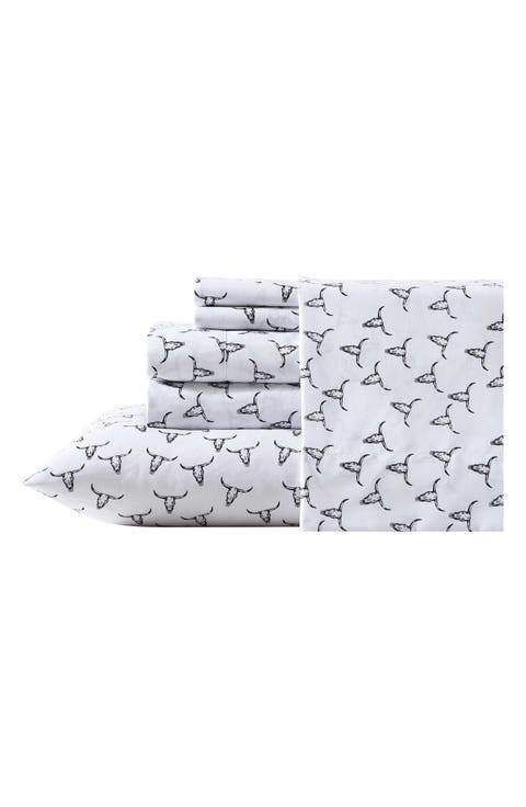 Steer Skulls Sheet Set