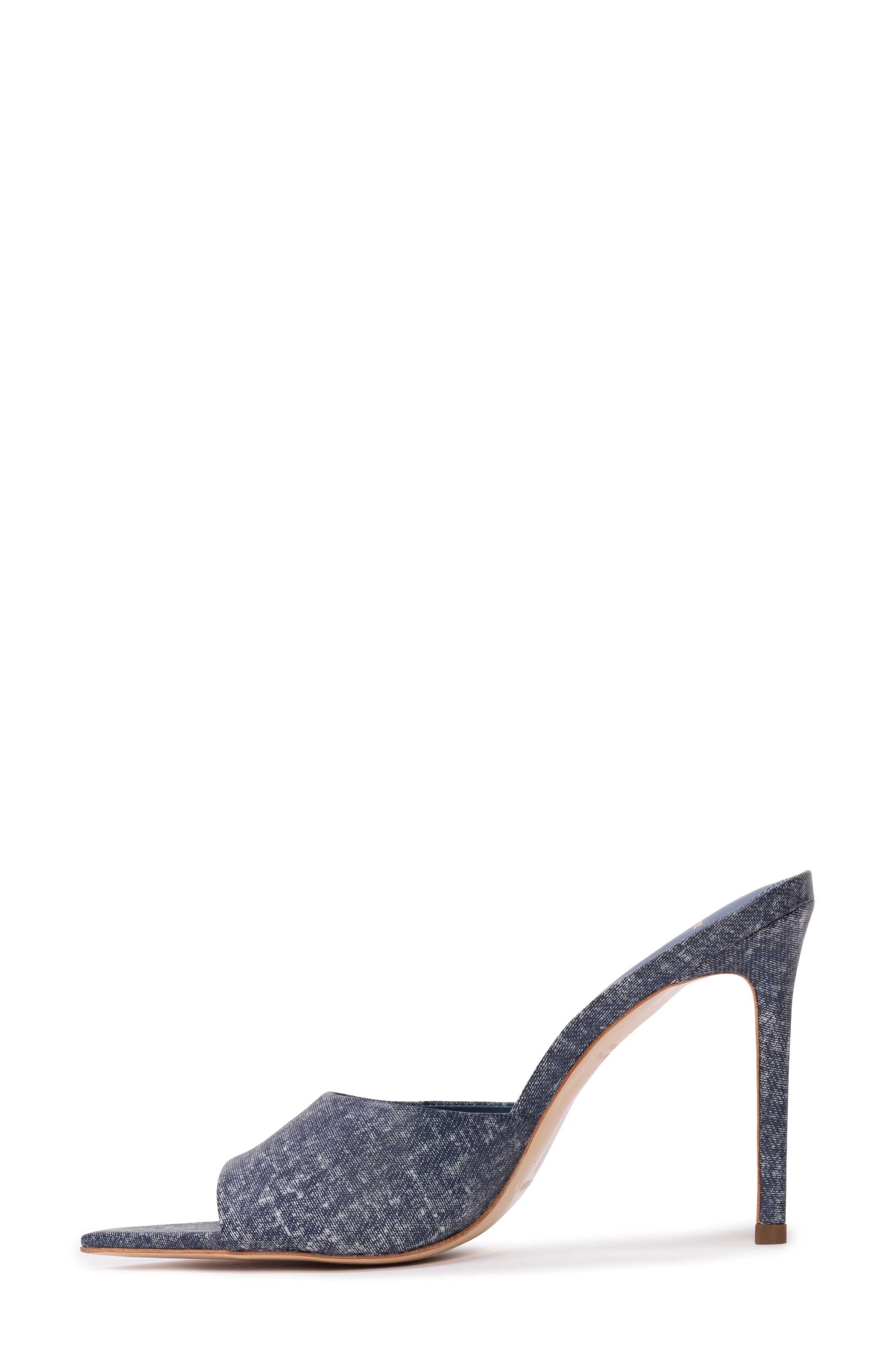 BLACK SUEDE STUDIO Bella Pointed Toe Slide Sandal, Alternate, color, 