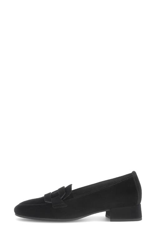Gabor Penny Loafer In Black