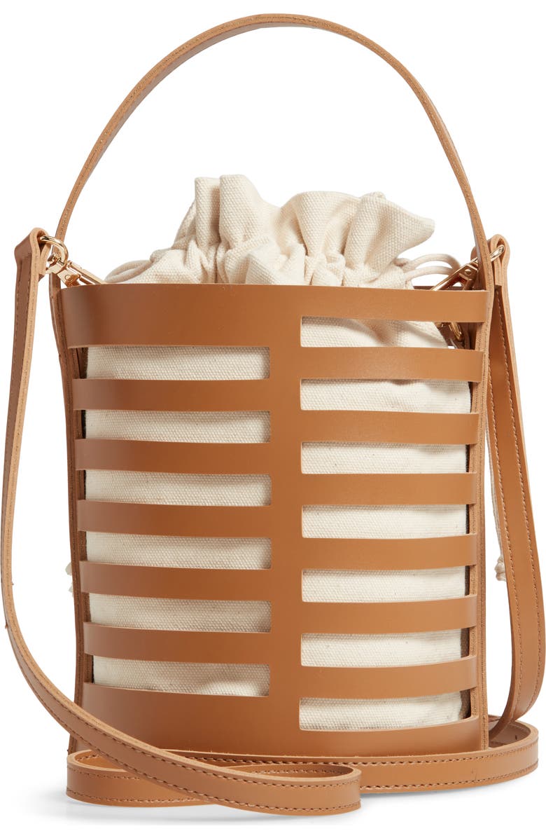 Emperia Cutout Round Bucket Crossbody Bag, Alternate, color,