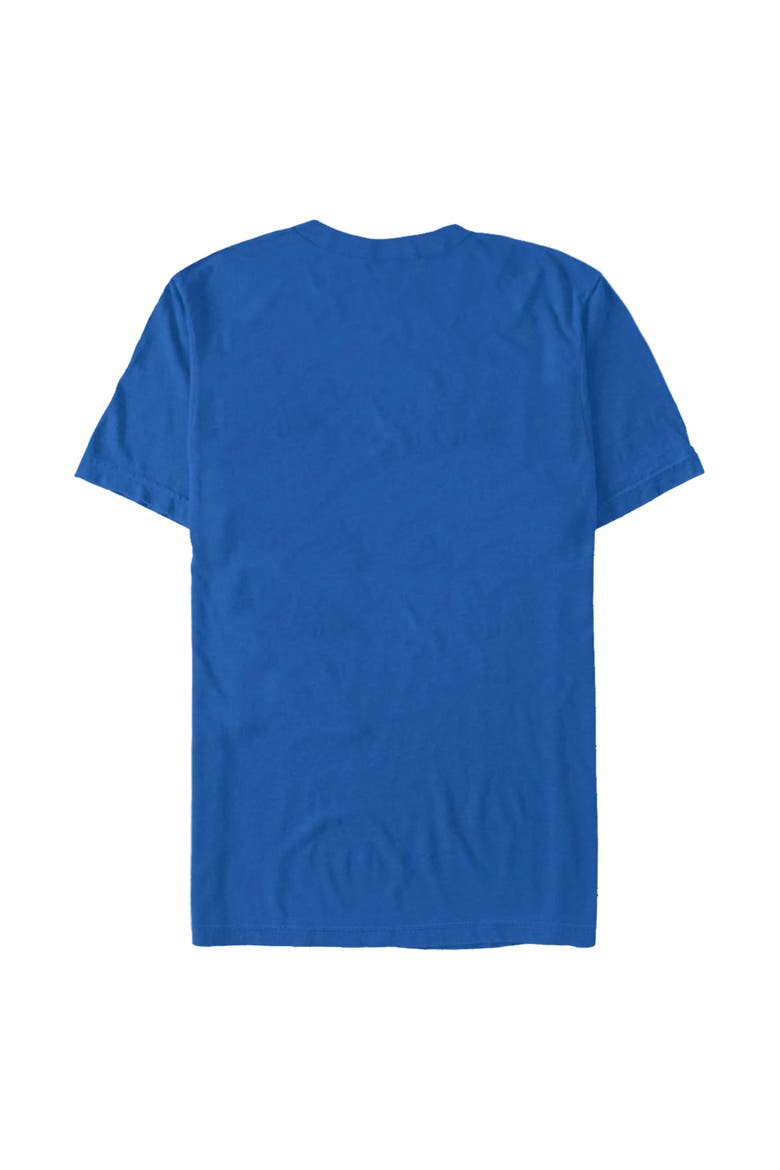 Men's Official Shield White Logo Short Sleeve Graphic T-Shirt, Alternate, color, Royal Blue