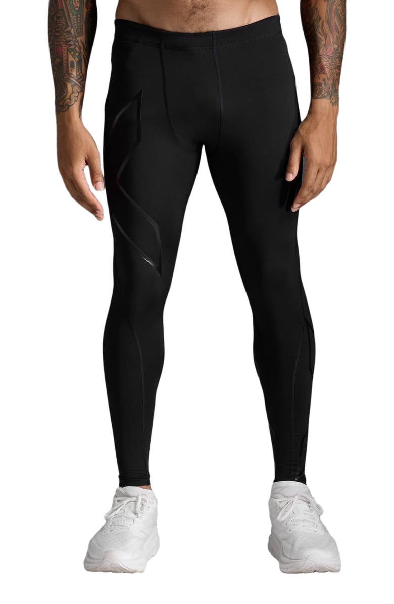 2XU Core Compression Tights, Alternate, color, Black/Nero
