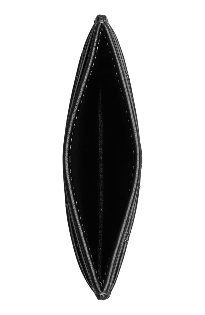 COACH Essential Pillow Quilted Leather Card Case, Alternate, color, V5/Black