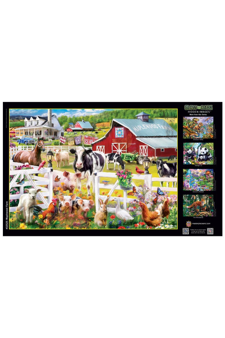 Maplewood Farm 500 Piece Jigsaw Puzzle, Alternate, color, Multicolor