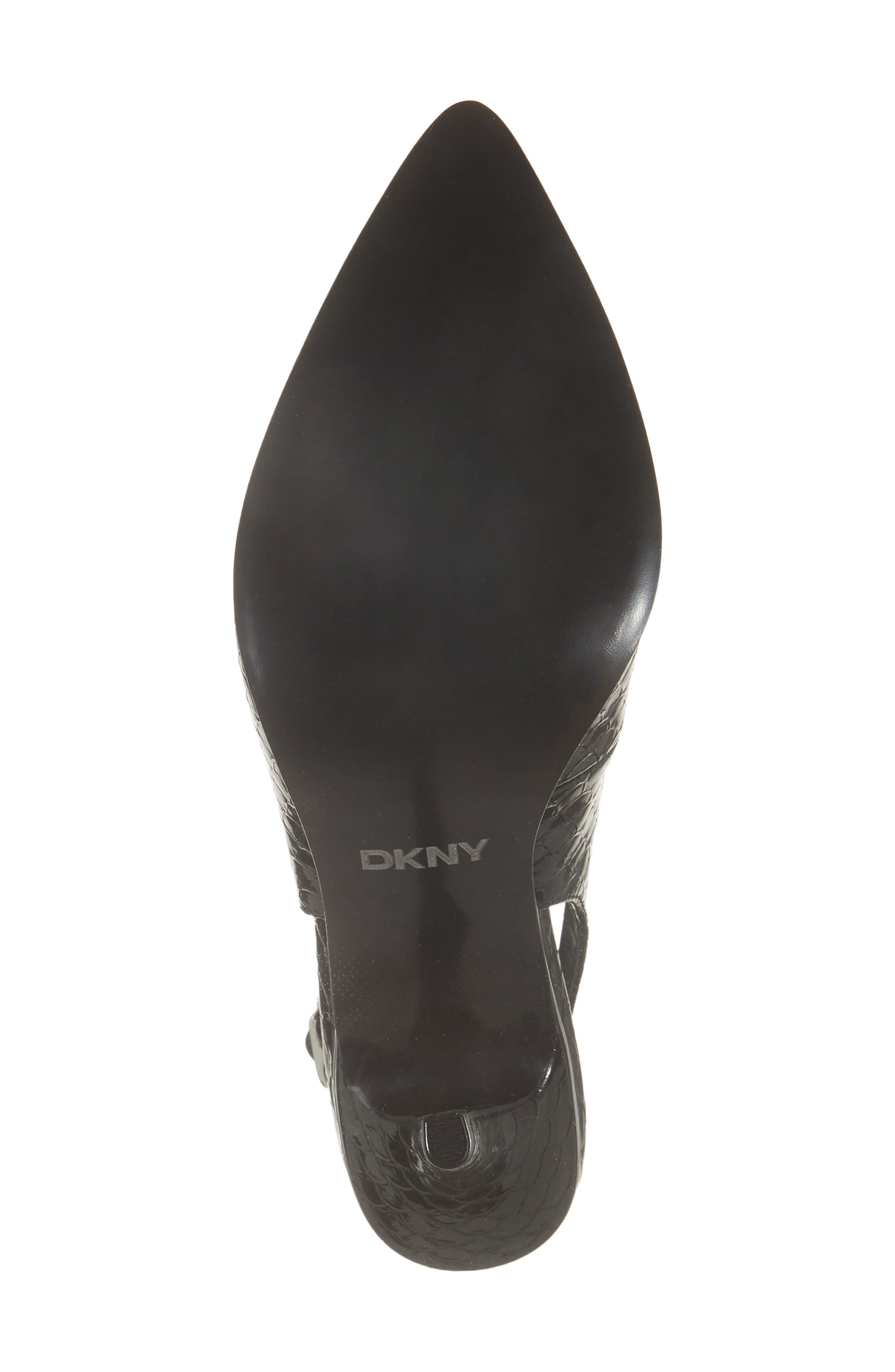 Preston Pointed Toe Slingback Pump, Alternate, color, BLACK