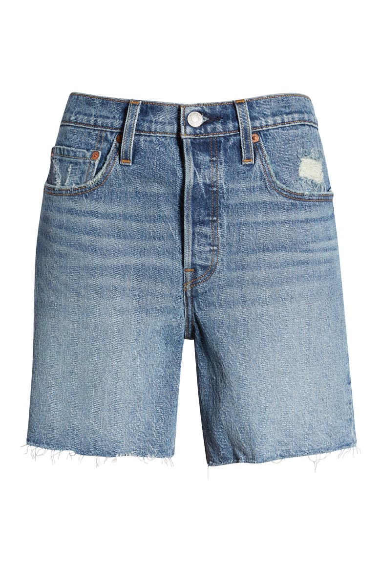 501® Mid Thigh Cutoff Denim Shorts, Alternate, color, ODEON