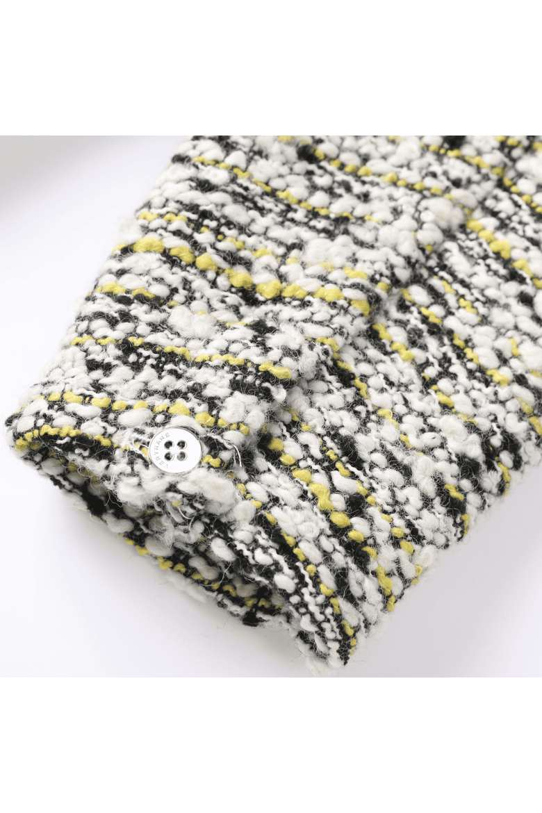 Cloudburst Tweed Hoodie, Alternate, color, Yellow