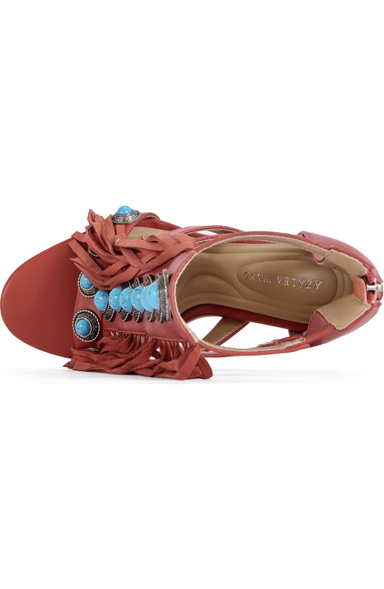 AZALEA WANG Sumac Stiletto Sandal, Alternate, color, Red