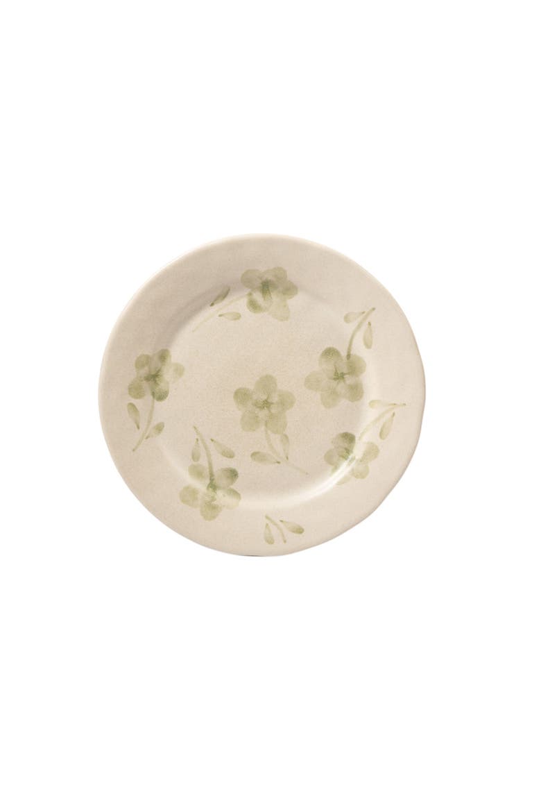Porto Petals 8.6 Inch Salad Plates Set of 4, Alternate, color, Green Orchid
