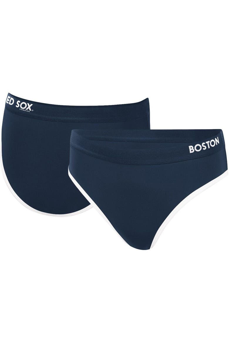 Women's G-III 4Her by Carl Banks Navy Boston Red Sox Southpaw Bikini Bottom, Main, color, Navy