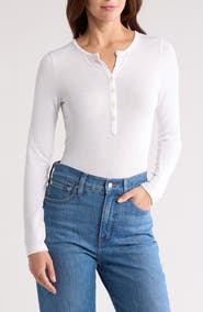 rag & bone Lea Rib Henley | Nordstromrack