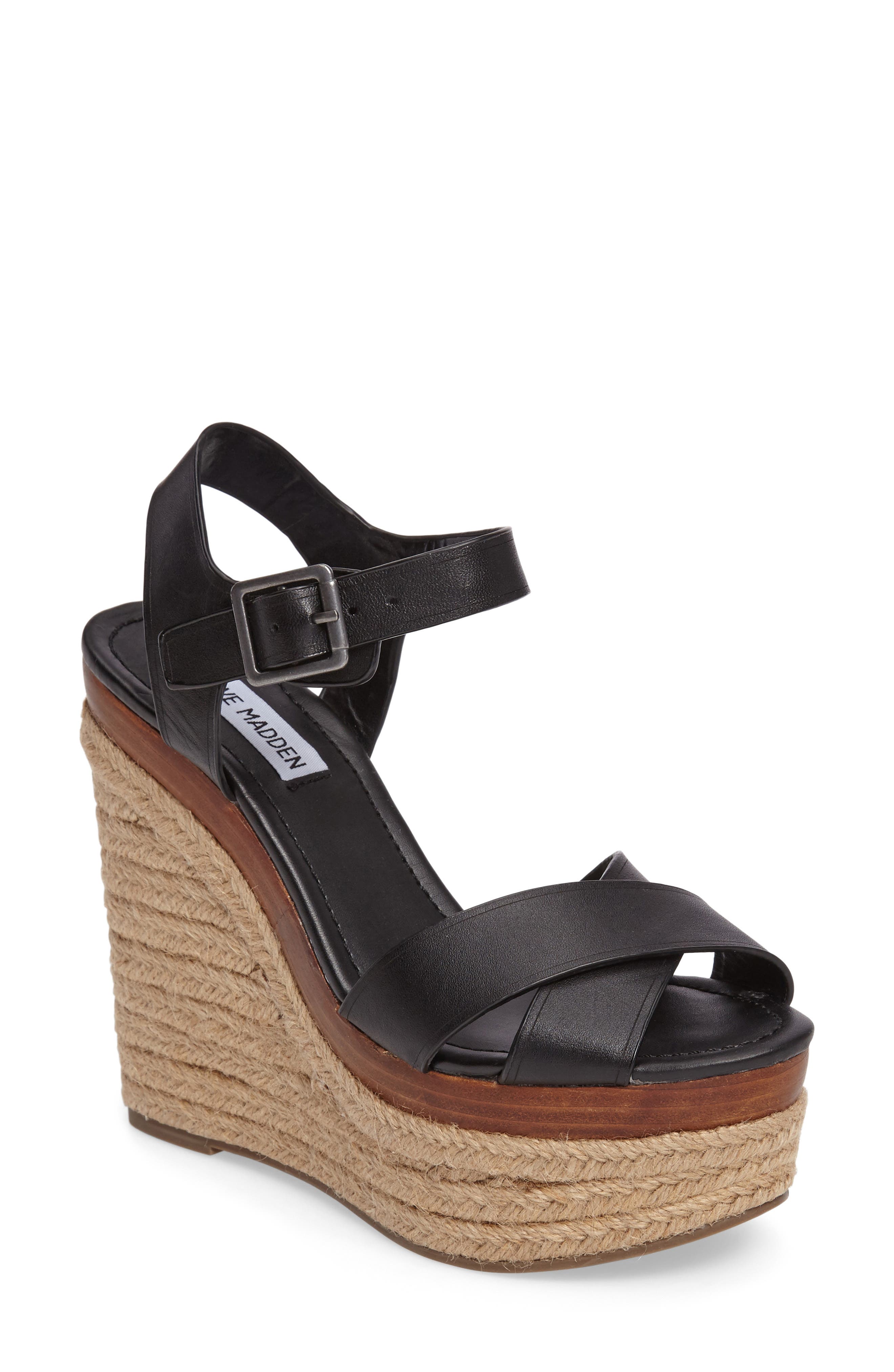 Steve Madden Paso Espadrille Wedge Sandal, Main, color, 