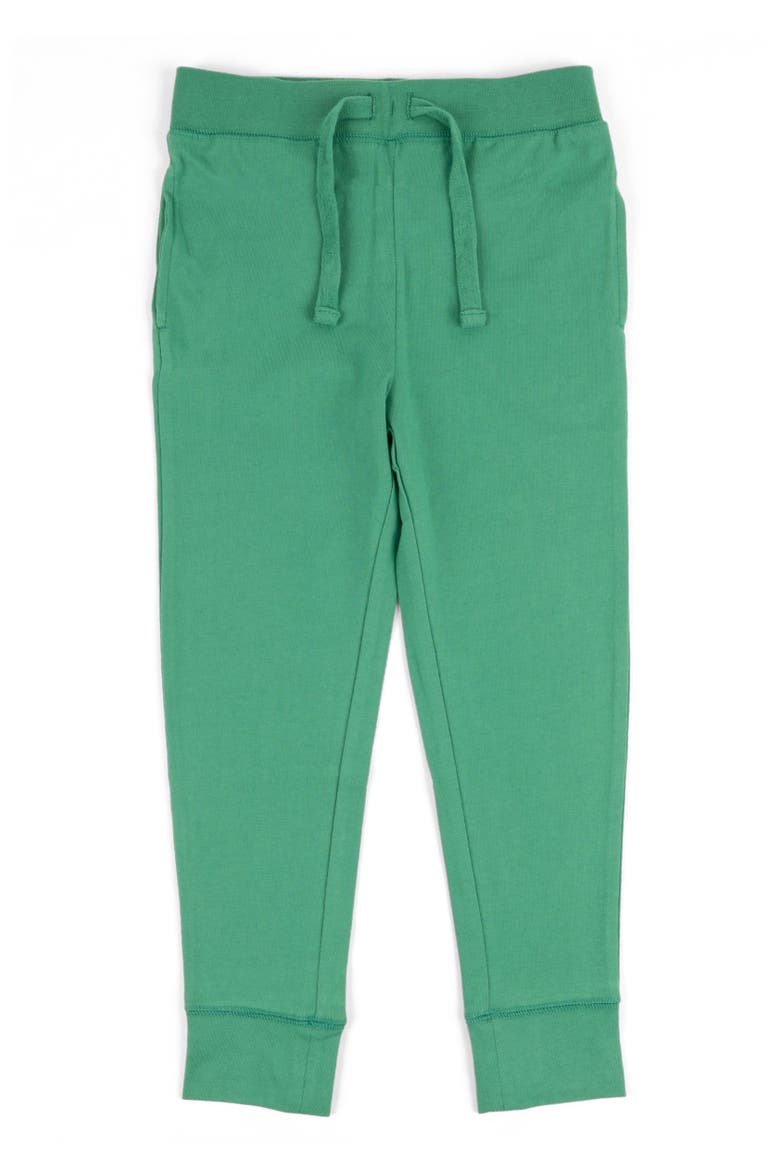 Kids 100% Cotton Lightweight Jogger Pants, Main, color, GREEN