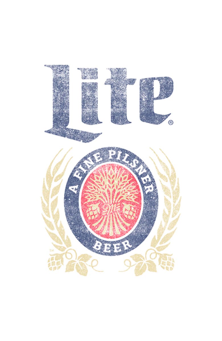 Coors Brewing Company Men's Coors Brewing Company A Fine Pilsner Distressed  Graphic T-Shirt, Alternate, color, White