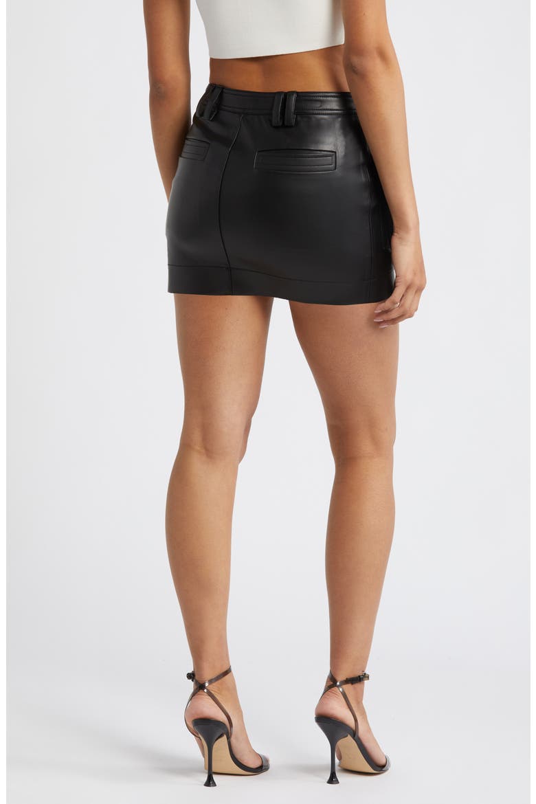 Cargo Miniskirt, Alternate, color, BLACK