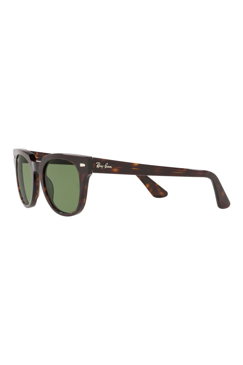 Meteor 50mm Wayfarer Sunglasses, Alternate, color, TORTOISE / GREEN