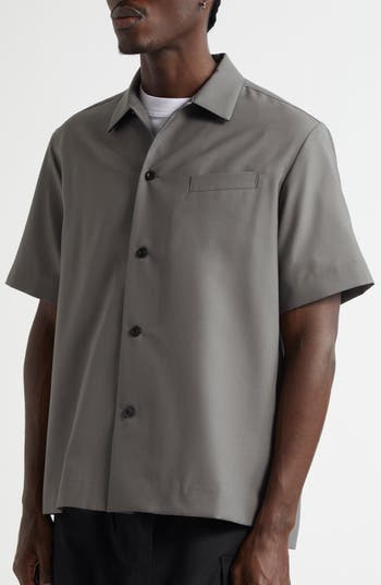 sacai SuitingBondingShirt ベージュ 23-06895 sacai SuitingBondingShirt ベージュ 23-06895 Sacai Suiting
