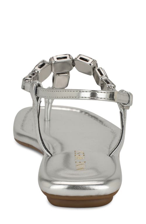 Nine West Dynasti Sandal In Silver