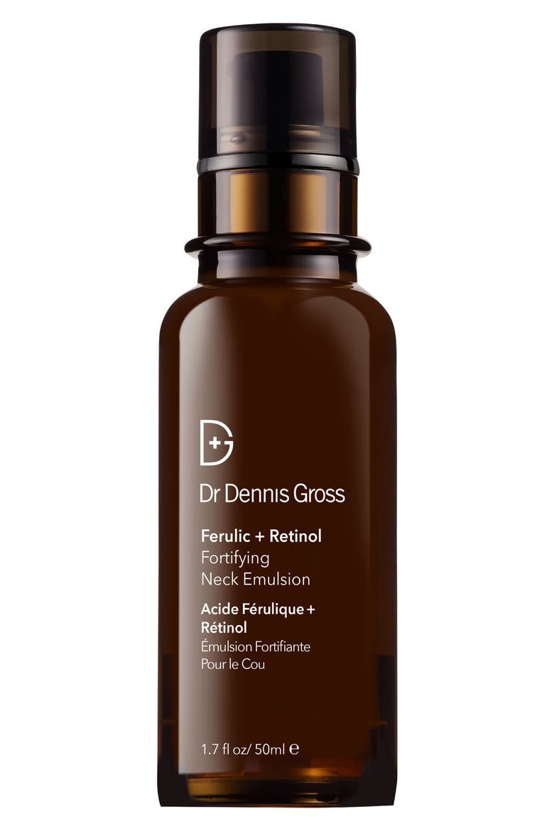 Ferulic + Retinol Fortifying Neck Emulsion, Main, color, NO COLOR