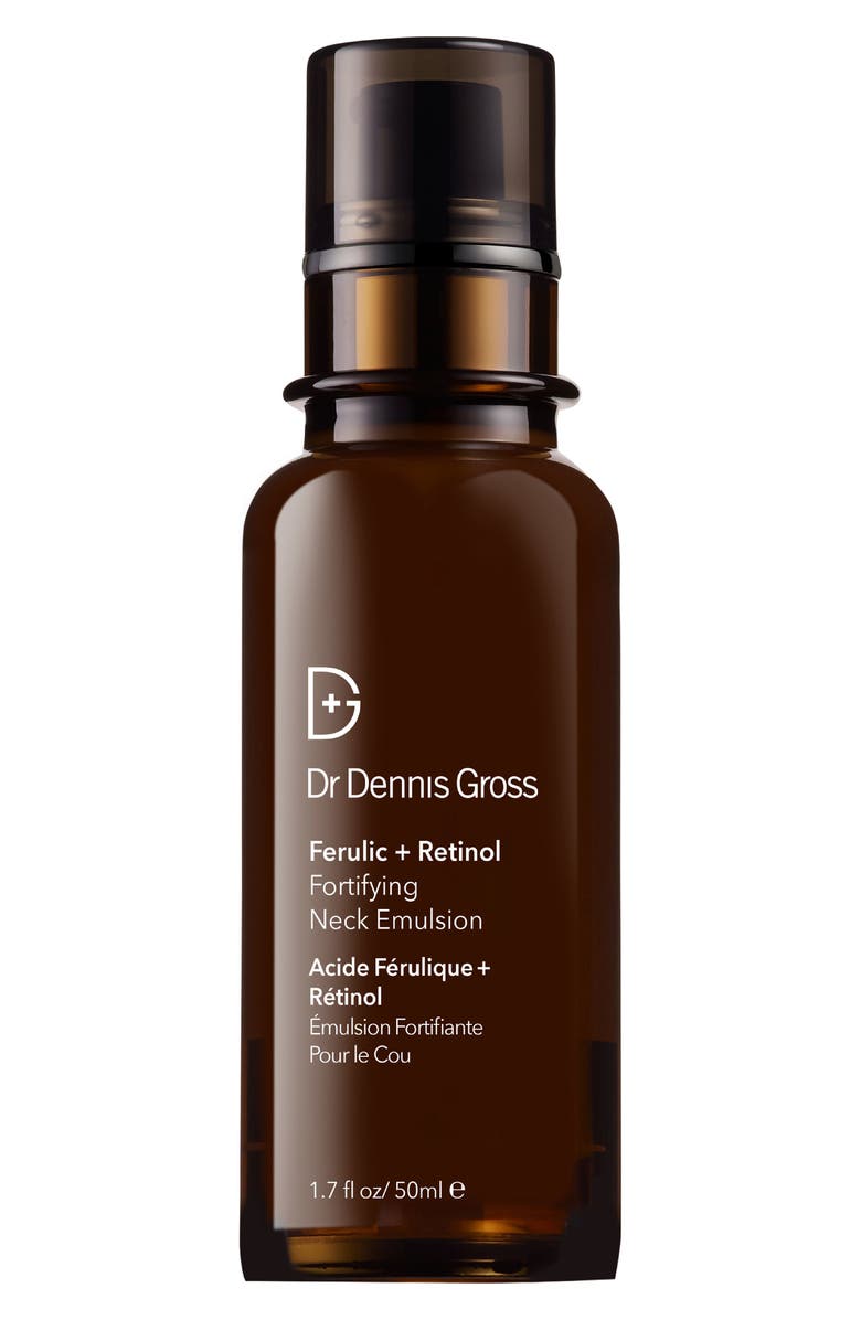 Dr. Dennis Gross Skincare Ferulic + Retinol Fortifying Neck Emulsion, Main, color,