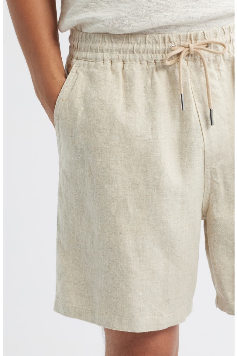 1454 Gregor Linen Drawstring Shorts, Alternate, color, OAT