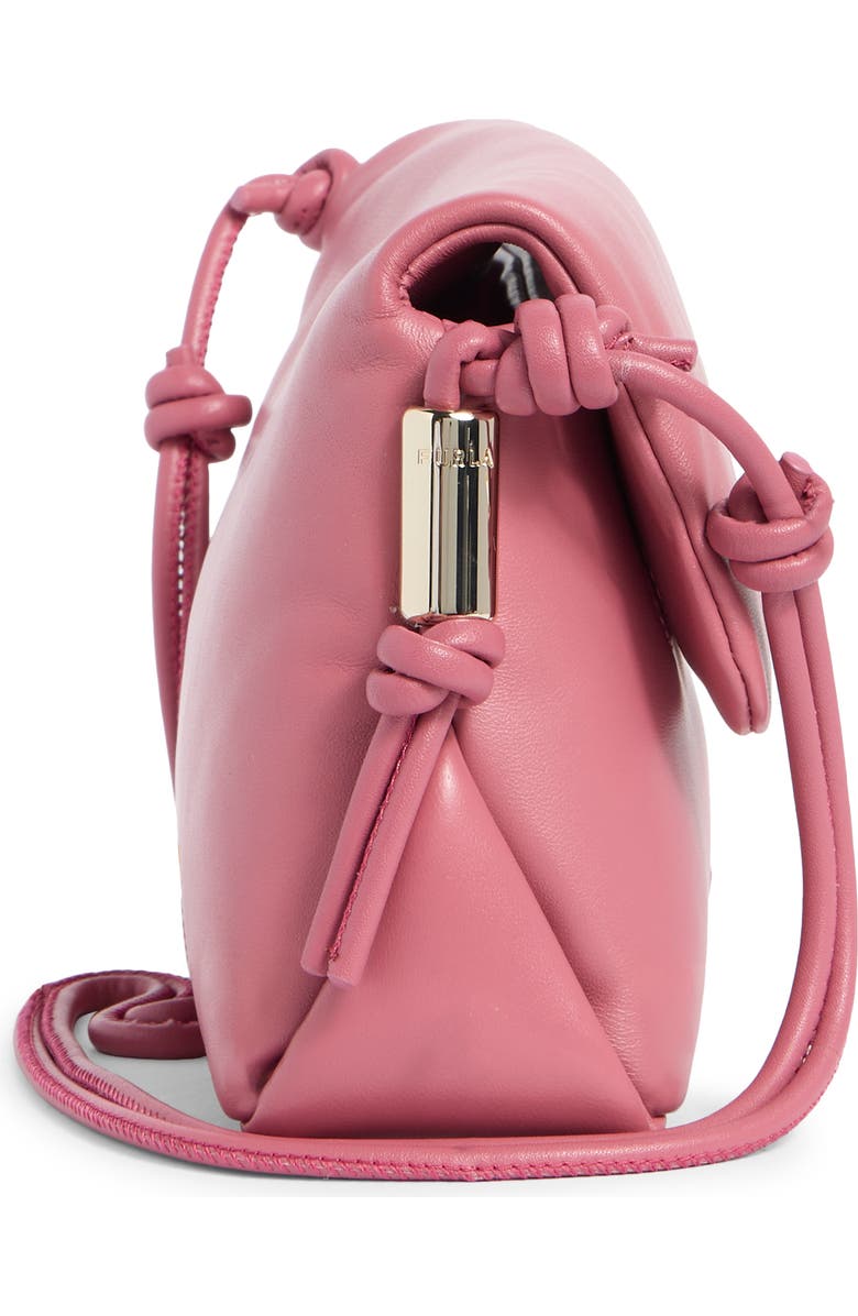 Furla Elettra Leather Crossbody Bag, Alternate, color, Blush Pink