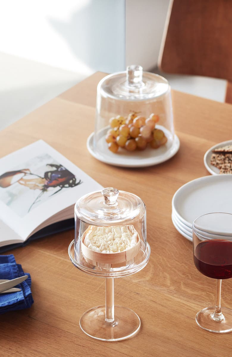 LSA Gio Cake Dome Stand, Alternate, color, Clear