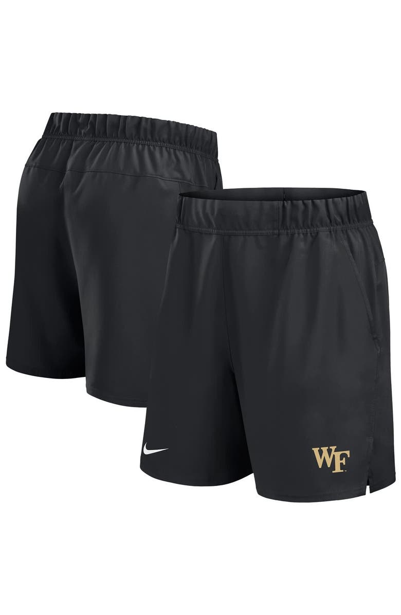 Nike Men's Nike Black Wake Forest Demon Deacons Performance Victory Shorts, Main, color, Black