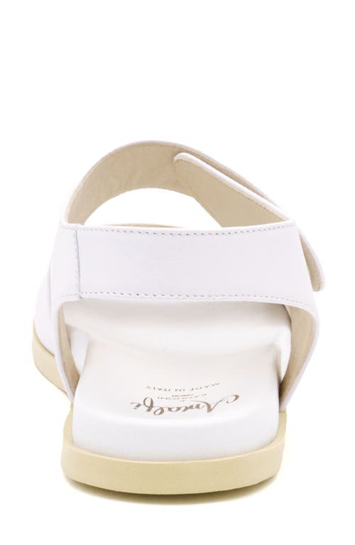 Amalfi By Rangoni Beata Sandal In White Parmasoft