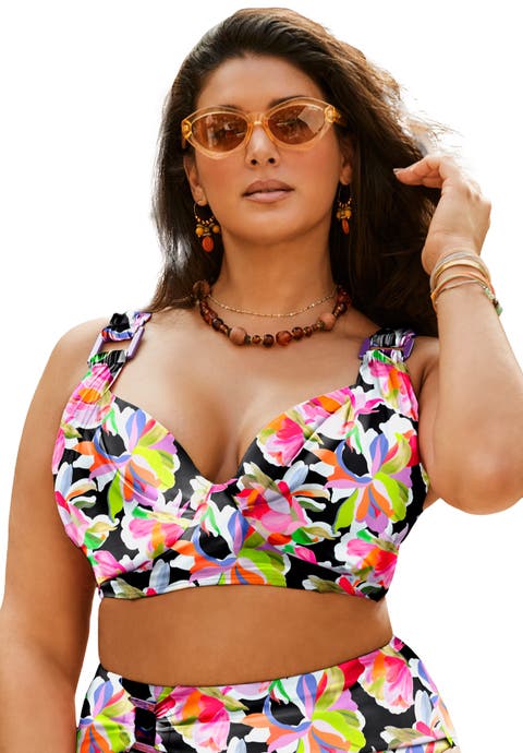 Bra Sized Ring Strap Bikini Top