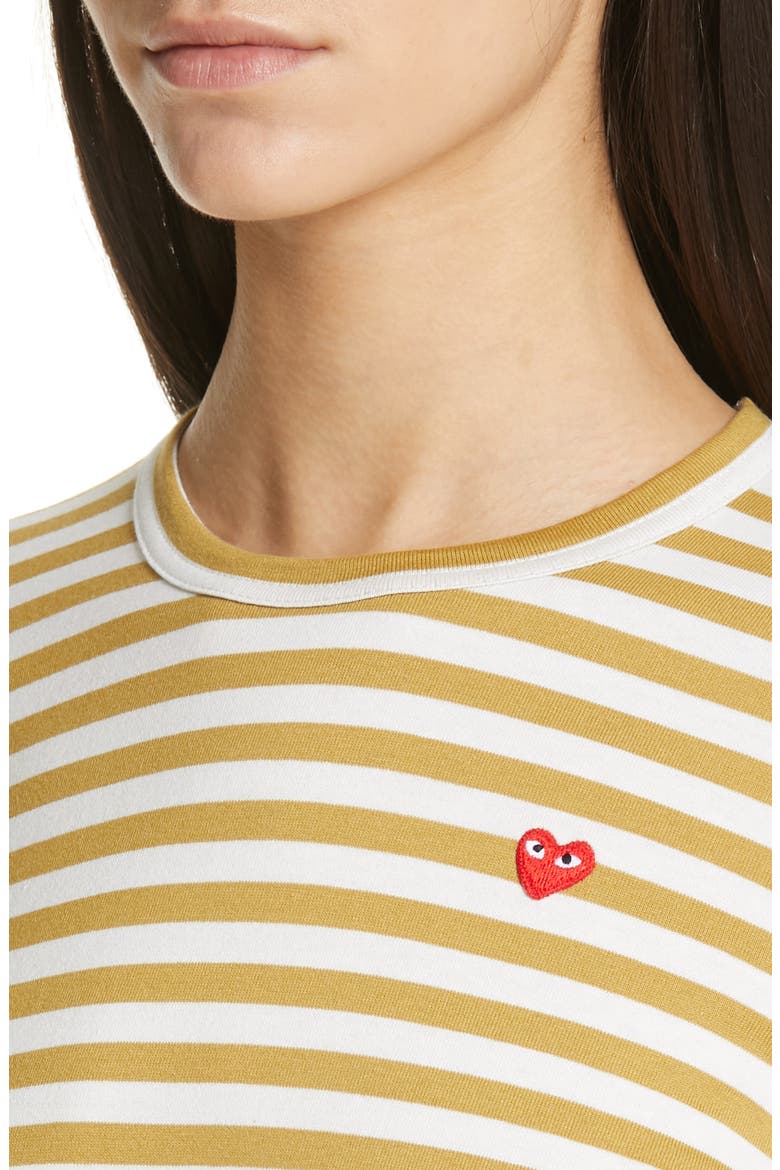 Stripe Long Sleeve T-Shirt, Alternate, color, OLIVE