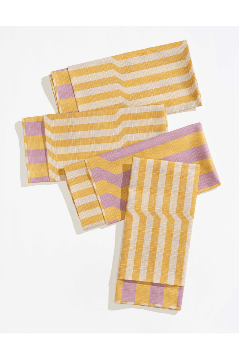 Stripe Dinner Napkins - Quiet Season Set of 4, Main, color, MARIPOSA
