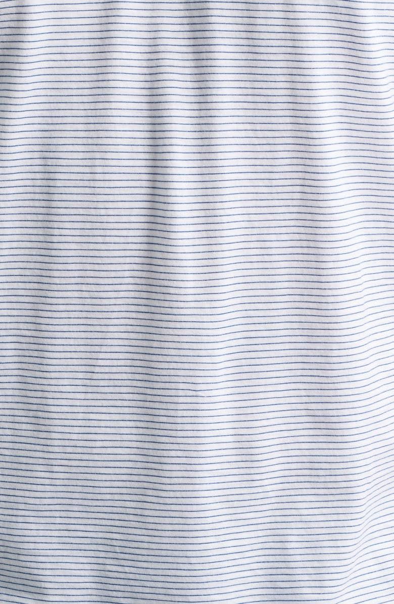 Peter Millar Crown Crafted Journeyman Stripe Pima Cotton Polo, Alternate, color, White