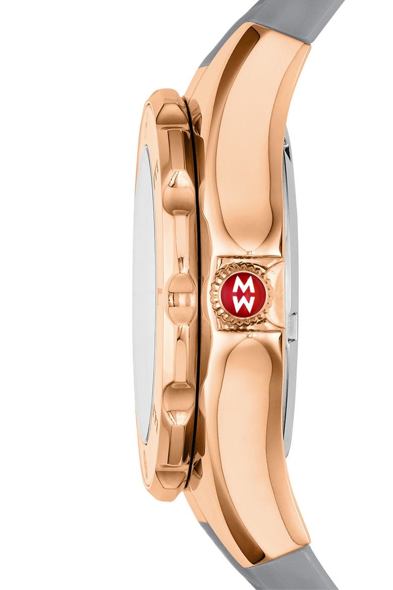 'Tahitian Jelly Bean' Rose Gold Plated Watch, 40mm, Alternate, color, GREY/ GOLD