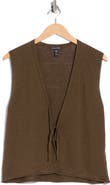 Eileen Fisher Tie Front Sweater Vest