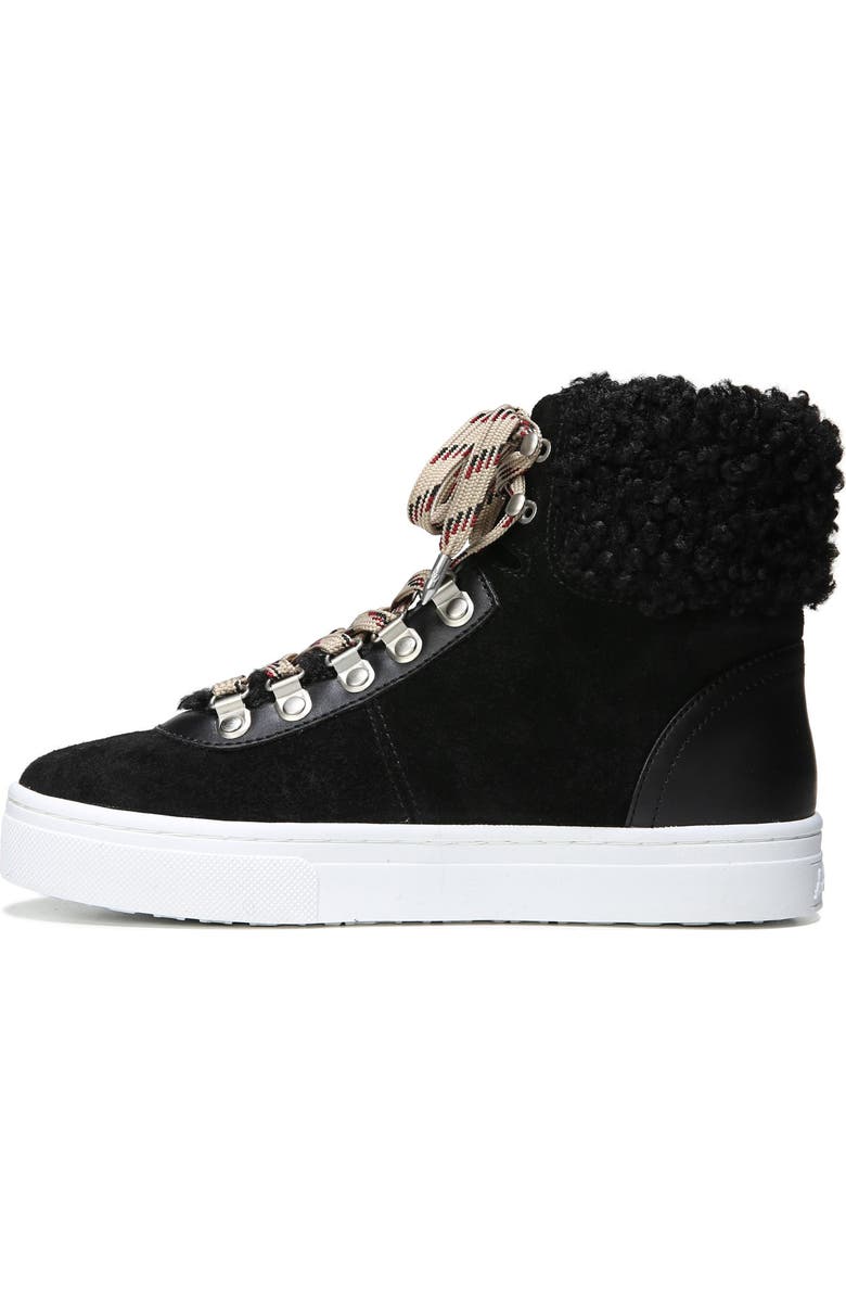 Sam Edelman Luther Faux Shearling High Top Sneaker, Alternate, color,