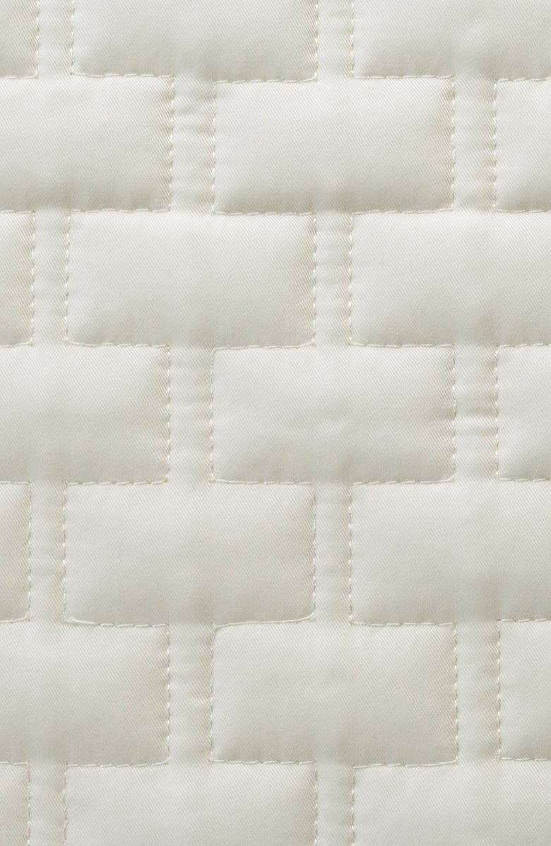 BedVoyage Quilted Euro Sham, Alternate, color, Ivory