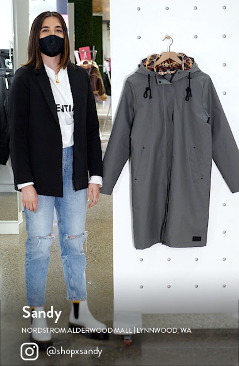 Women's Eureka Waterproof Hooded Raincoat, sales video thumbnail